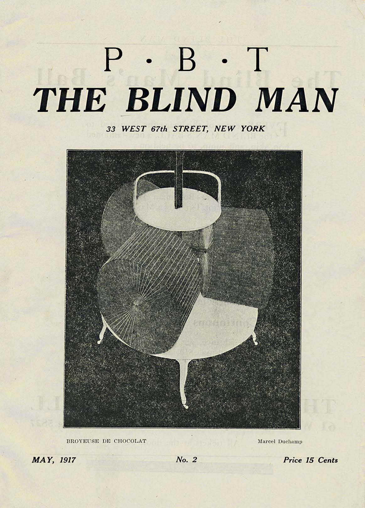 cover of The Blind Man c.1917