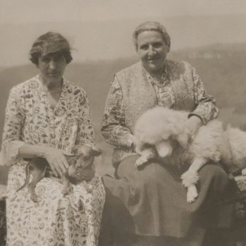 Alice B. Toklas and Gertrude Stein from their literary archive at Beinecke Library