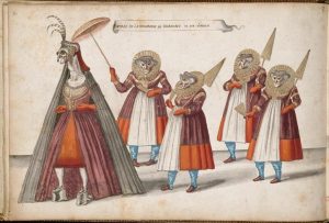 painting of procession