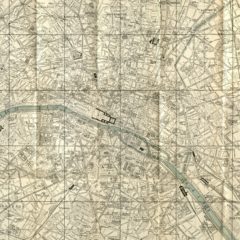 Baedeker map of Paris 1924