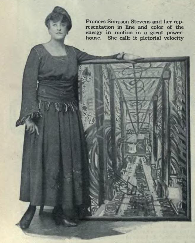 newspaper excerpt of Francis Simpson Stevens