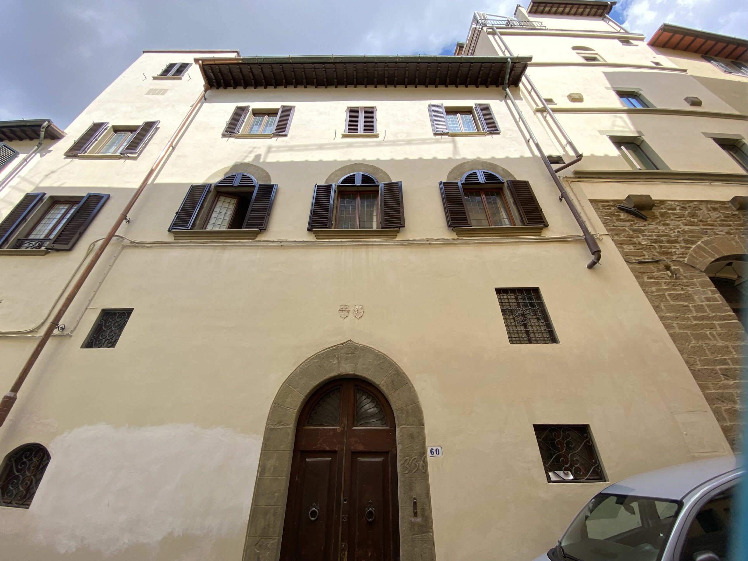 Loy's house on Costa San Giorgio, looking up.