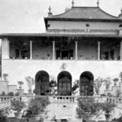 archival photo of Mabel Dodge's Villa Curonia in Florence, Italy.