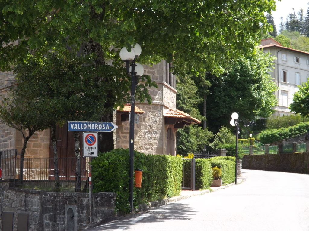 road from Saltino to Vallombrosa