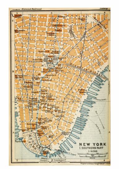 lower manhattan map