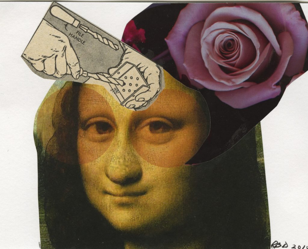 mona lisa collage