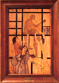 Mina Loy, La Maison en papier painting